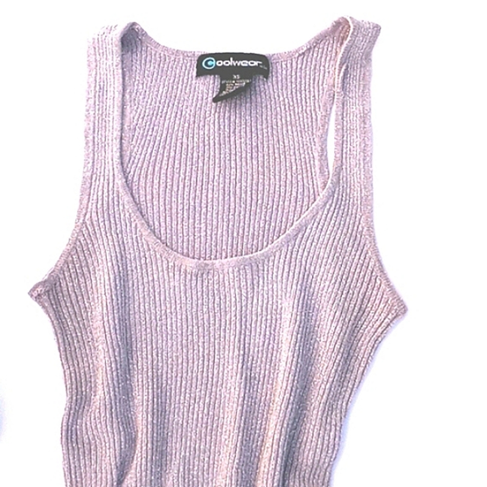 Metallic Rib Knit Top - Picture 2 of 5